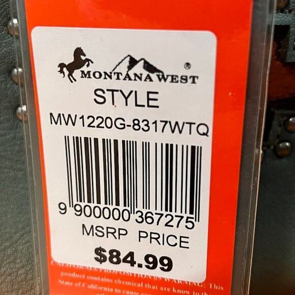 Montana West Cut-out Aztec Collection Concealed Carry Tote with Matching Wallet - Picture 6 of 8